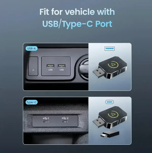 AutoLink Go™ Wireless Carplay Adapter