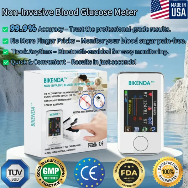 Bikenda™ Non-Invasive Blood Glucose Meter + Exclusive Gift