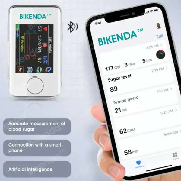 Bikenda™ Non-Invasive Blood Glucose Meter + Exclusive Gift