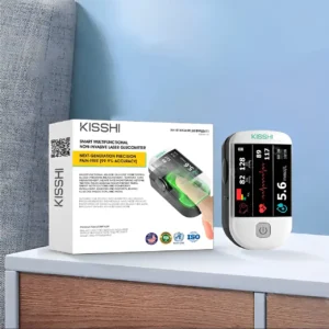 KISSHI™ Premium Next- Generation 3-in-1 Non- Invasive Laser Glucose Meter