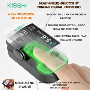 KISSHI™ Premium Next- Generation 3-in-1 Non- Invasive Laser Glucose Meter