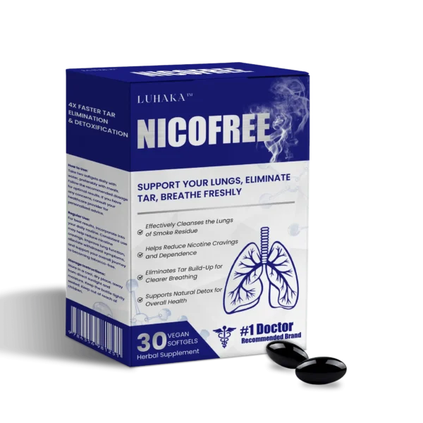 Luhaka™ Nicofree Tar Removal & Quit Smoke Support