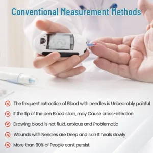 NESLEMY™ GlucoSense Non-Invasive Laser Blood Glucose Meter