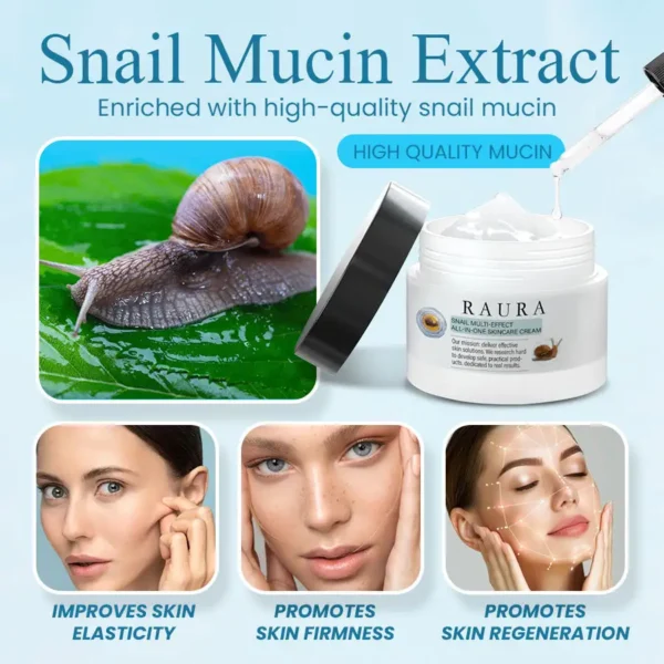 Raura™ Snail Multi-effect All-in-one Skincare Cream