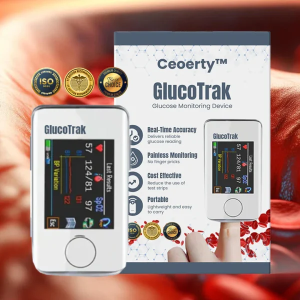 Ceoerty™ GlucoTrak Glucose Monitoring Device - 👨‍⚕️American Diabetes Association (ADA) Approved