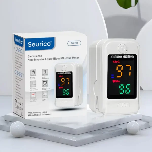 【OFFICIAL STORE】👨‍⚕️Seurico™ GlucoSense Non-Invasive Laser Blood Glucose Meter【99.9curacy👍Latest R&D in Medical Technology🗽🗽🗽】