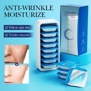 Collagen Small Pudding Mask Anti-Wrinkle Repair Moisturizing Hydration Applicator Mask Small Pack Portable Travel Pack Facial Masks