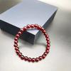 Natural Stone 6mm Red Garnet Bead Bracelets Bangle for Men Women Jewelry Multilayer Crystal Bracelet